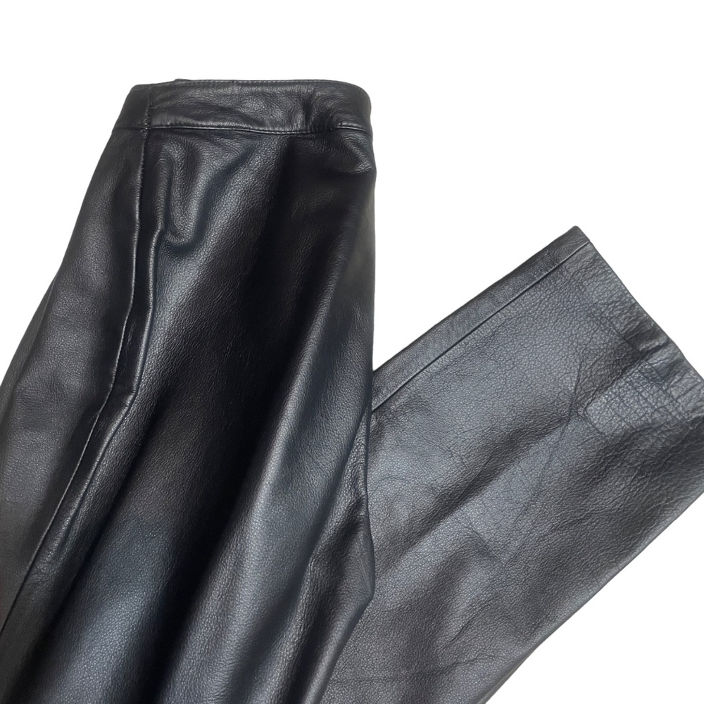 Copper Key 9 Black 100% Leather Black Zip Up‎ Pockets Polyester Lined